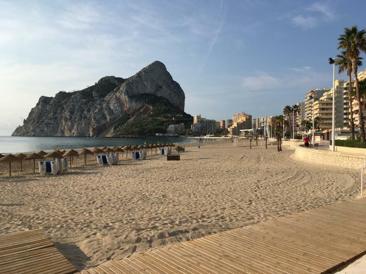 Apartamento En Calpe, Playa De La Fossa, Primera Linea, Aa Exterior foto