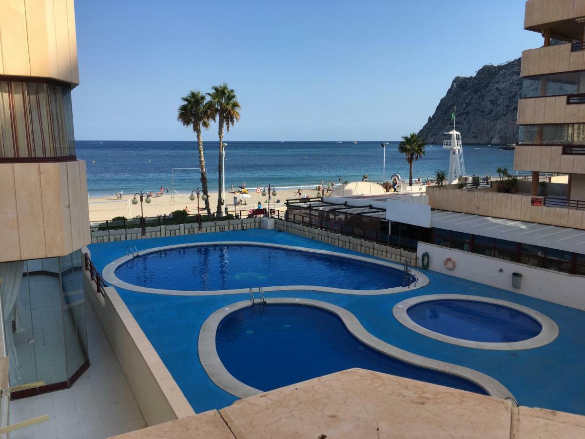 Apartamento En Calpe, Playa De La Fossa, Primera Linea, Aa Exterior foto